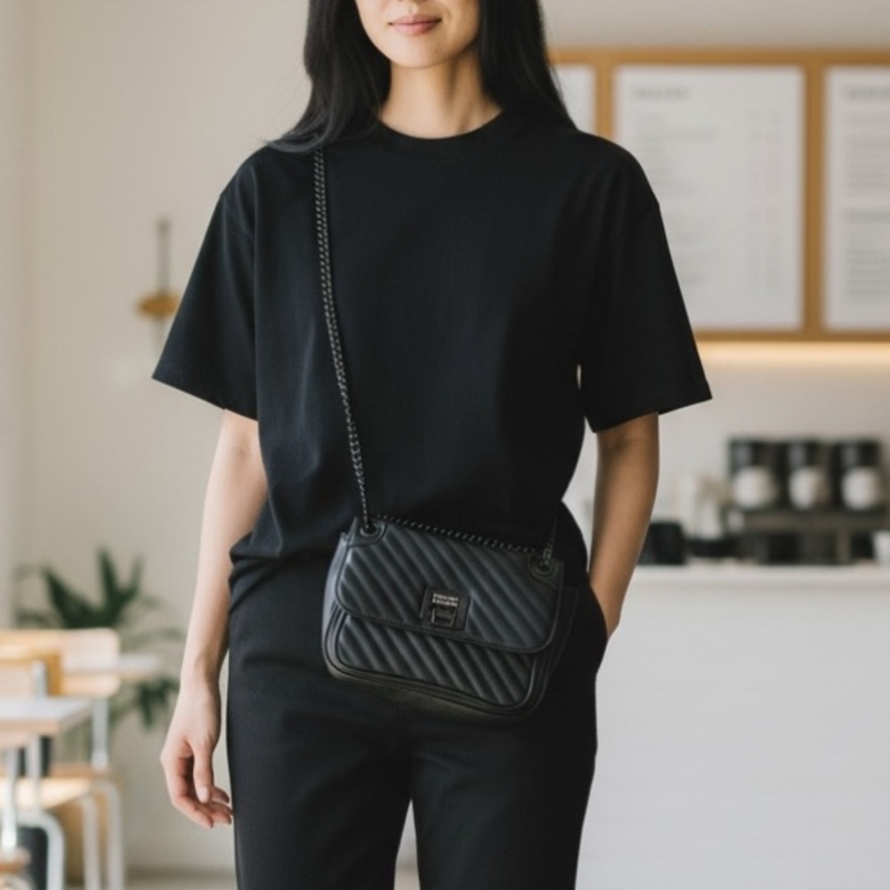 Badgley Mischka•All Black Everything Crossbody Bag